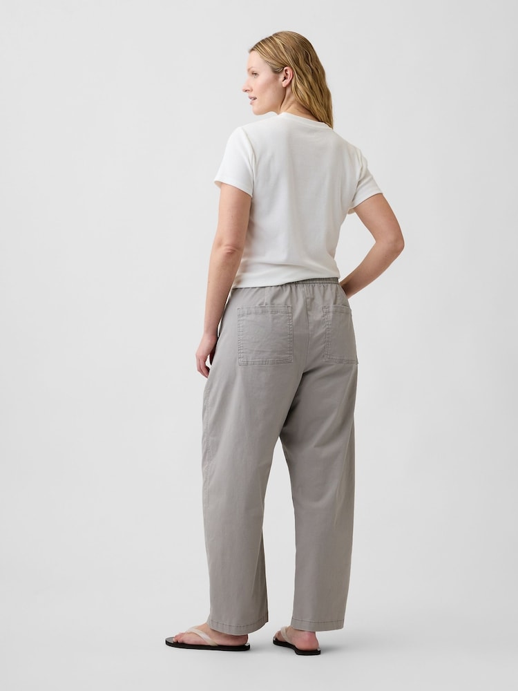 Gap Mid Rise Easy Pull On Barrel Chinos - Image 2 sur 6