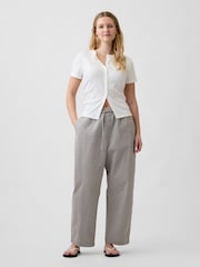 Gap Mid Rise Easy Pull On Barrel Chinos - Image 3 sur 6