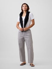 Gap Mid Rise Easy Pull On Barrel Chinos - Image 4 sur 6