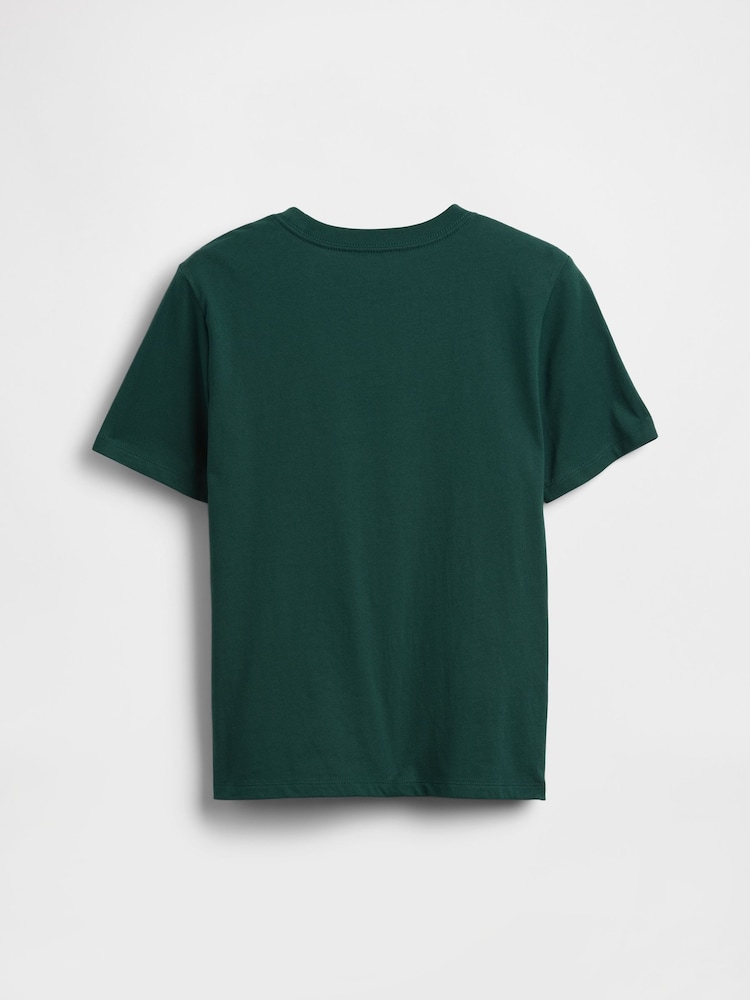 Gap Green Graphic T-Shirt (4-13yrs) - Image 2 of 3