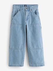 Gap Medium wash Baggy Stripe Jeans (5-13yrs) - Image 1 of 5