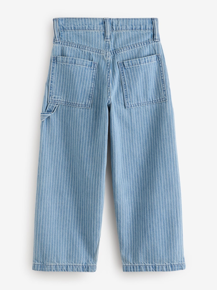Gap Medium wash Baggy Stripe Jeans (5-13yrs) - Image 2 of 5