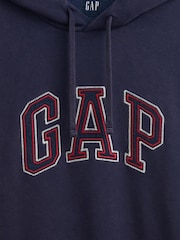 Gap Navy Vintage Soft Relaxed Logo Hoodie (2-mths) - Image 4 of 4
