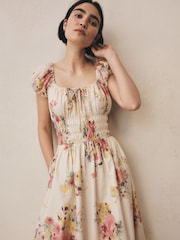 Gap Multi Floral Voile Smocked Maxi Dress - Image 5 of 5