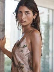 Floral rosa - N. Premium Satin Jacquard Slip - Imagen 4 de 8