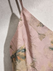 Floral rosa - N. Premium Satin Jacquard Slip - Imagen 7 de 8