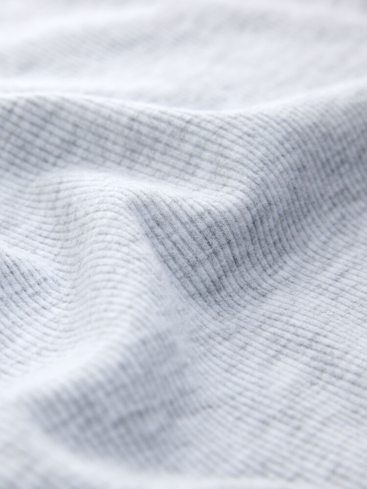 Light Grey Lace Detail Ribbed Slip - Image 8 of 8