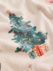 Oatmeal Hamish The Highland Cow Family Matching Christmas Cosy Long Sleeve Pyjamas - Image 3 of 3