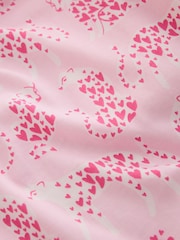Pink Leopard Jersey Button Through Pyjamas - Image 8 of 10