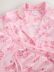 Pink Leopard Jersey Button Through Pyjamas - Image 9 of 10