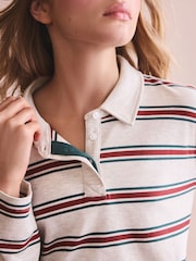 ধূসর Stripe - Rugby Long Sleeve Pyjamas - 11এর মধ্যে 5 ছবি