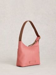 White Stuff Pink Mini Sophia Leather Cross-Body Bag - Image 2 of 4