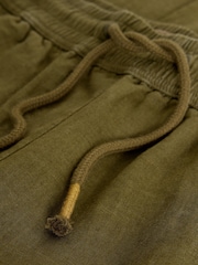 White Stuff Green Ally Linen Wide Leg Trousers - Image 6 of 6