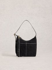 White Stuff Black Mini Sophia Leather Cross-Body Bag - Image 2 of 4