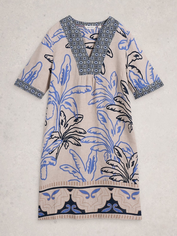 White Stuff Natural Ash Linen Dress - Image 1 of 2 White Stuff Natural Ash Linen Dress - Image 1 of 2