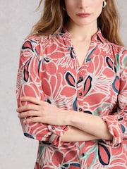 White Stuff Coral Annie Jersey Shirt - Image 4 of 6