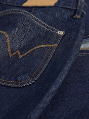 White Stuff Navy Tia Denim Midi Skirt - Image 7 of 7