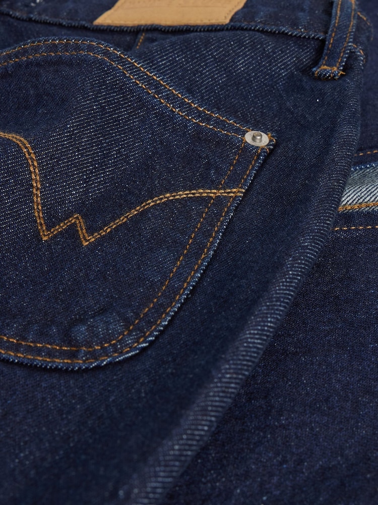 White Stuff Navy Tia Denim Midi Skirt - Image 7 of 7