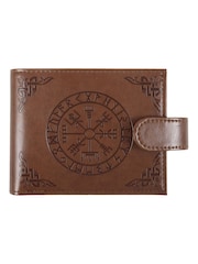 Something Different Brown Viking Compass Faux Leather Wallet - Image 2 of 4
