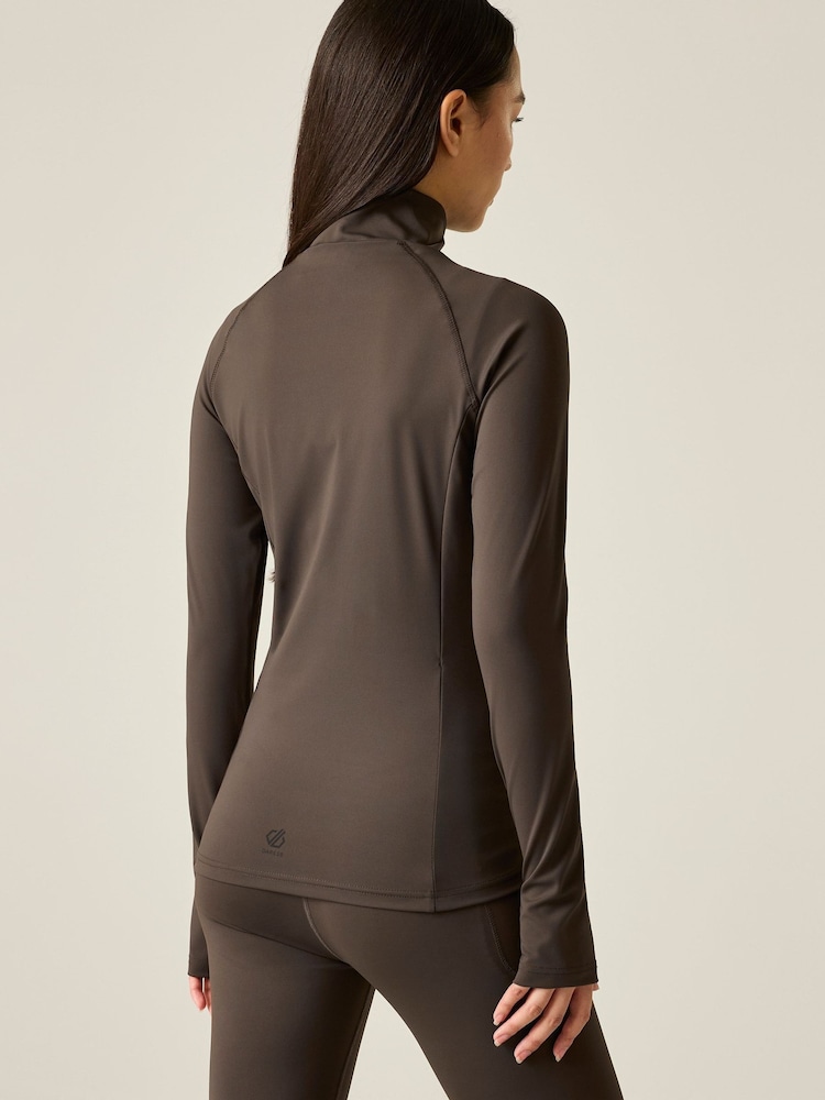 Dare 2b Brown Refresh Midlayer Sweat Tops - Image 2 of 10