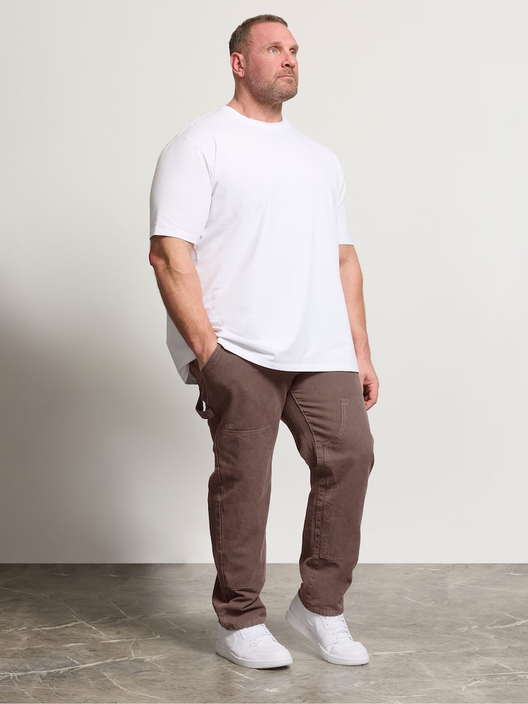 BadRhino Big & Tall Brown Carpenter Denim Jeans - Image 1 of 5