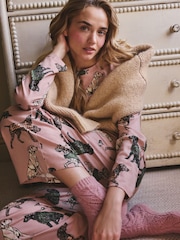 Pink Dogs Long Sleeve Pyjamas - Image 1 of 8
