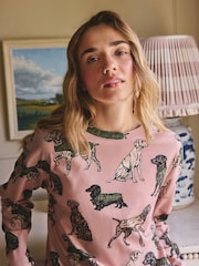Pink Dogs Long Sleeve Pyjamas - Image 2 of 8