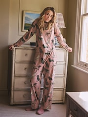 Pink Dogs Long Sleeve Pyjamas - Image 3 of 8