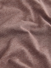 Mocha Brown Jersey Button Through Pyjamas - Image 10 of 10