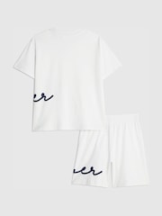 River Island White River T-Shirt & Short Set - Image 2 of 5