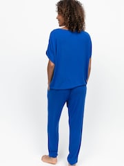 Cyberjammies Blue Slouch Jersey Capslv Pyjama Set - Image 2 of 4