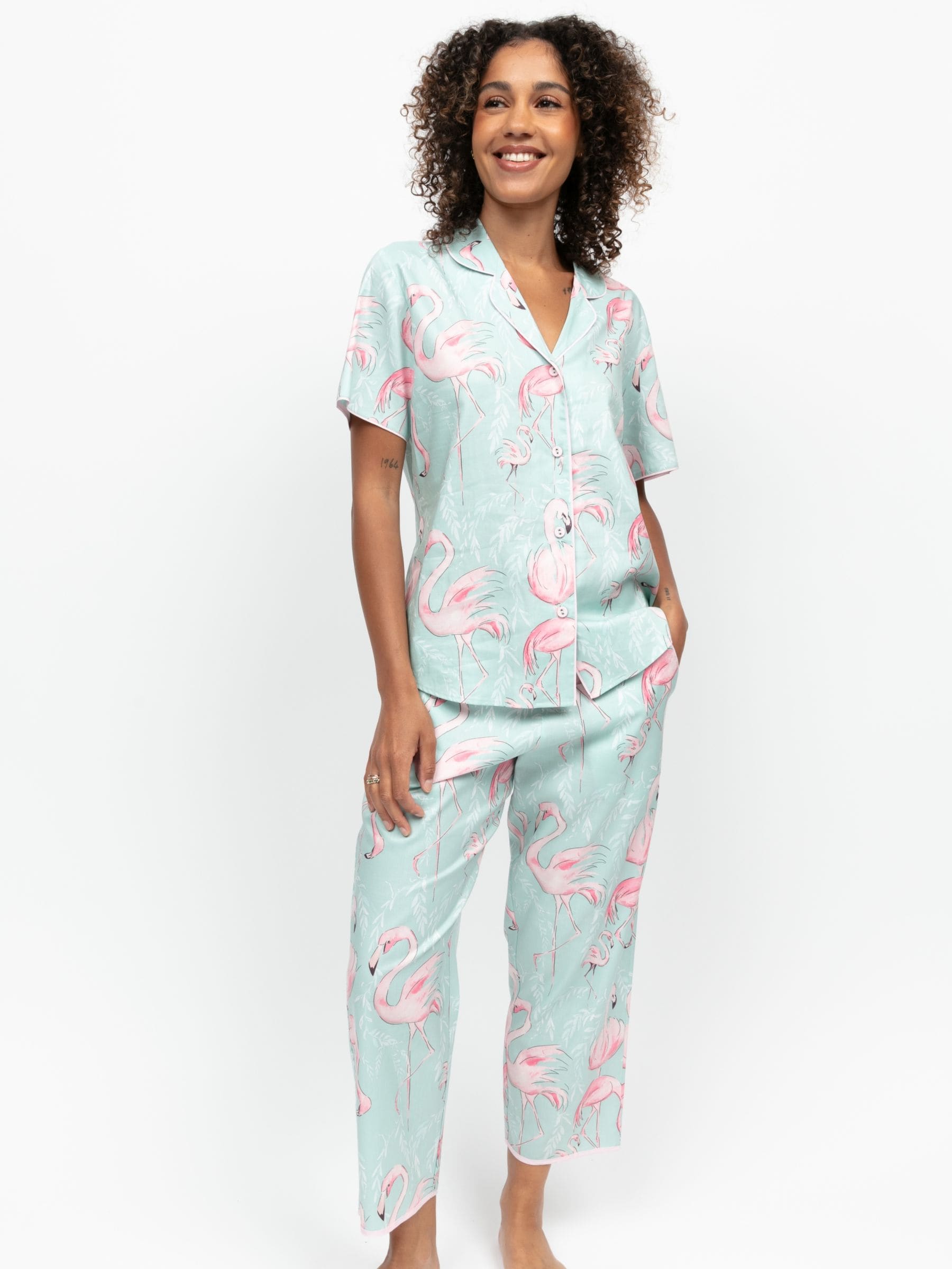 Next：日本 Cyberjammies フラミンゴプリント 半袖パジャマセット from