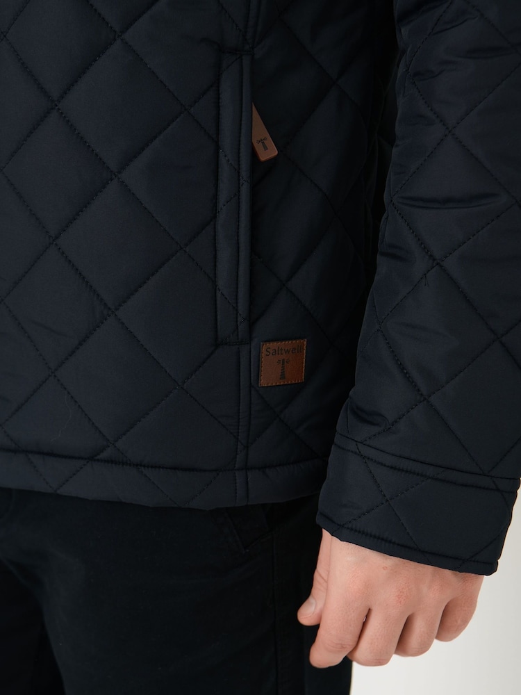Saltwell Diamond Quilted Jacket With Microfleece Lining - 圖片 7/7