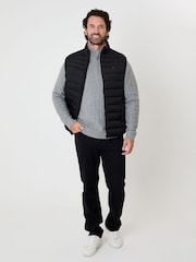 ブラック - Saltwell Quilted Puffer Gilet - 画像 5 / 5