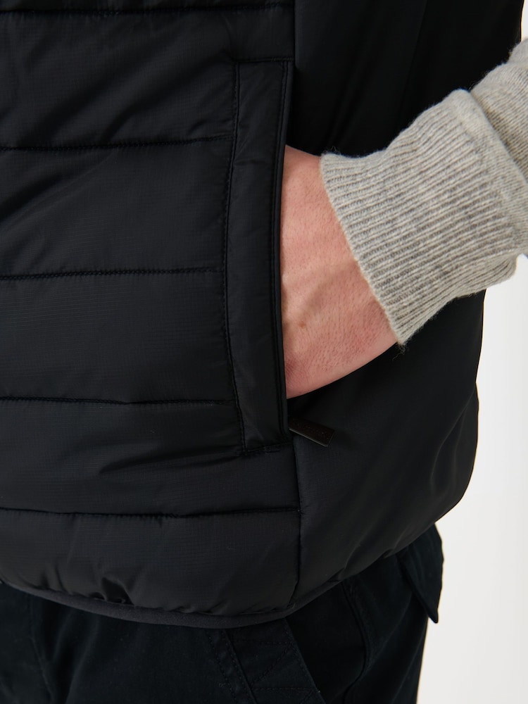 Saltwell Black Quilted Puffer Gilet - Image 6 of 6