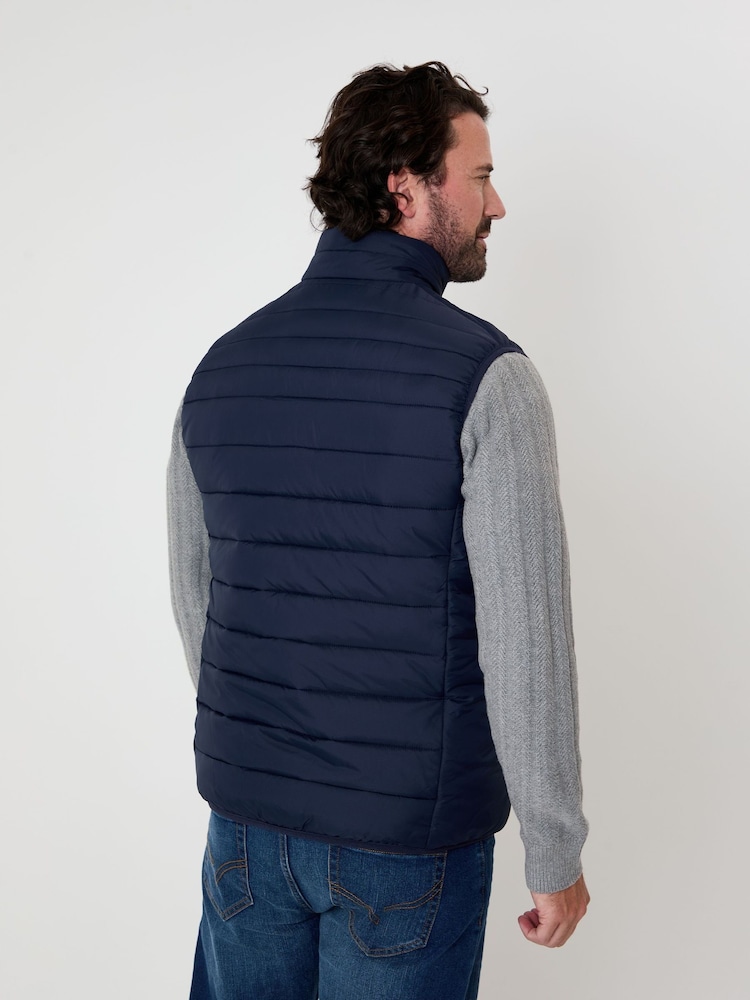 Saltwell Blue Quilted Puffer Gilet - Image 2 of 6