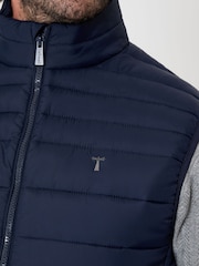 Saltwell Blue Quilted Puffer Gilet - Image 4 of 6