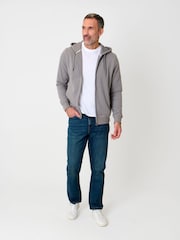 Saltwell Brown Zip Through Hoodie - Image 3 of 4