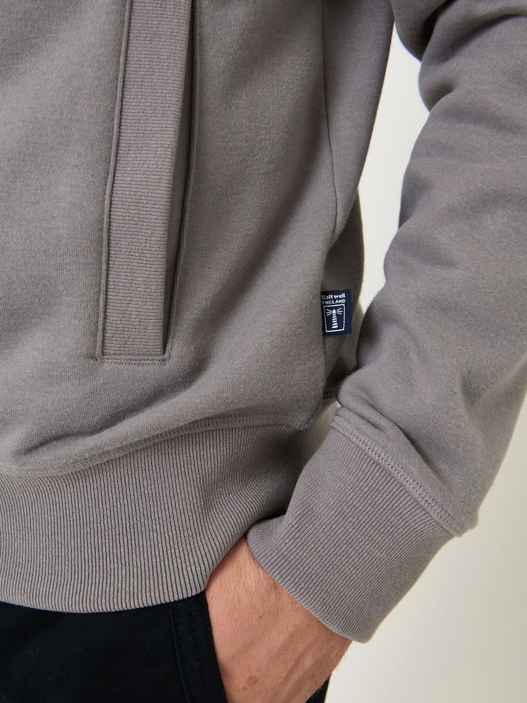 Saltwell Grey Zip Through Hoodie - Image 5 of 5 Saltwell Grey Zip Through Hoodie - Image 5 of 5