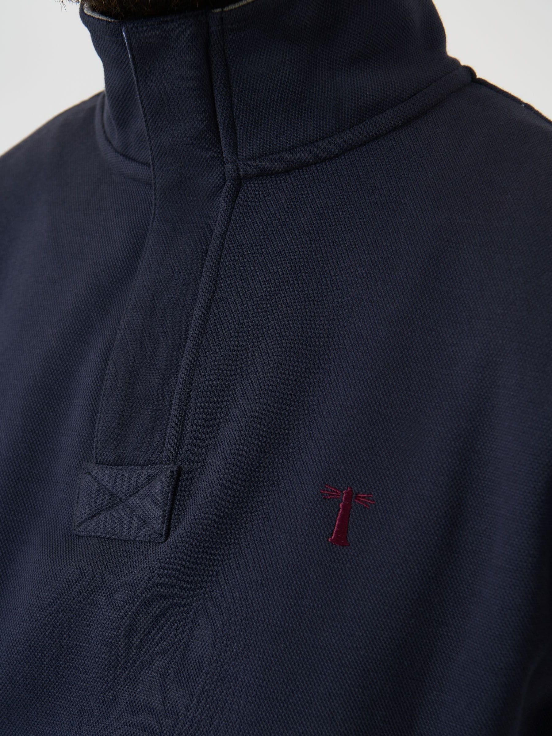 Buy Saltwell Blue Quarter Zip Sweatshirt from Next India