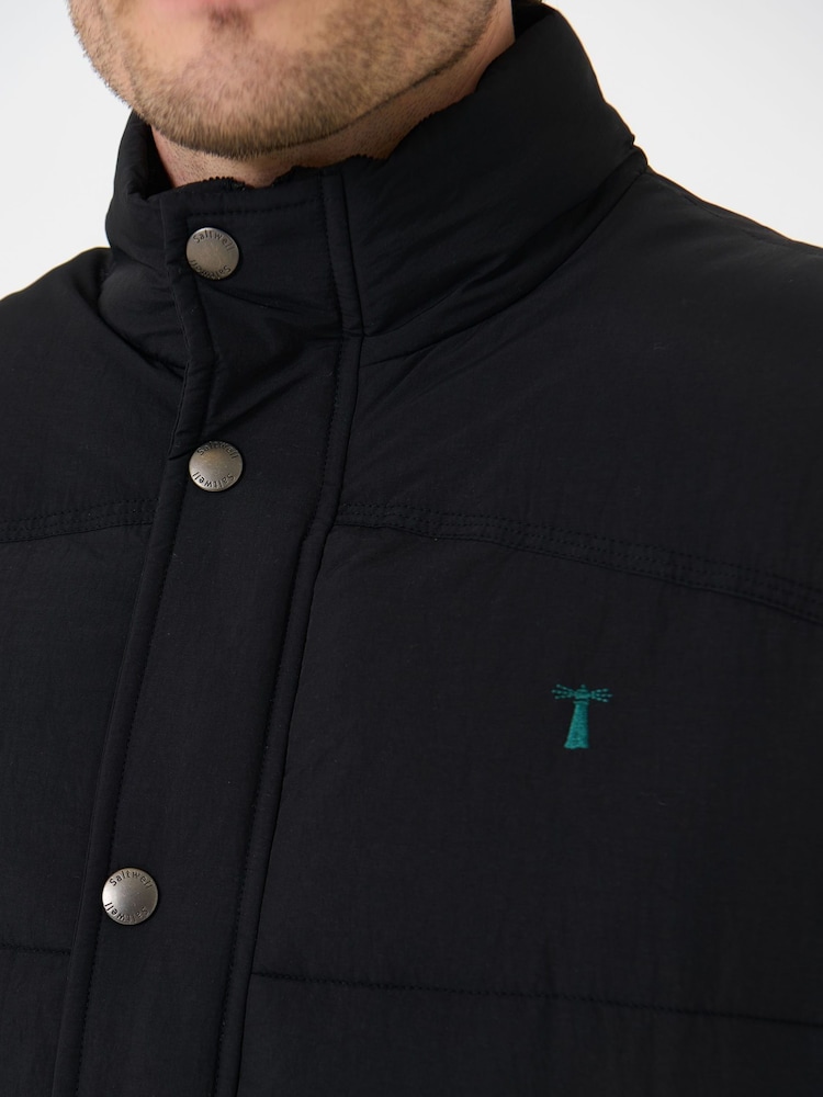 Saltwell Black Stitch Detail Quilted Gilet - Image 5 of 5