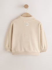 Stone - Sweatshirt med kvart lynlås (3måneder-7år) - Billede 6 af 8