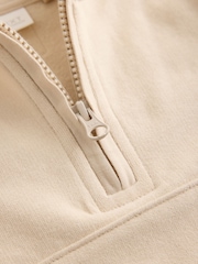 Stone - Sweatshirt med kvart lynlås (3måneder-7år) - Billede 7 af 8