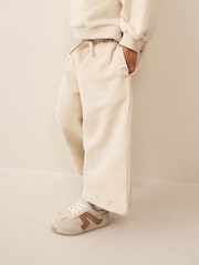 Stone Wide Leg Sweat Joggers (3mths-7yrs) - Image 1 of 8