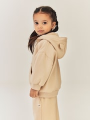 Cream Zip Through Hoodie (3mths-7yrs) - Image 1 of 8