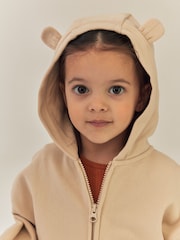 Cream Zip Through Hoodie (3mths-7yrs) - Image 4 of 8