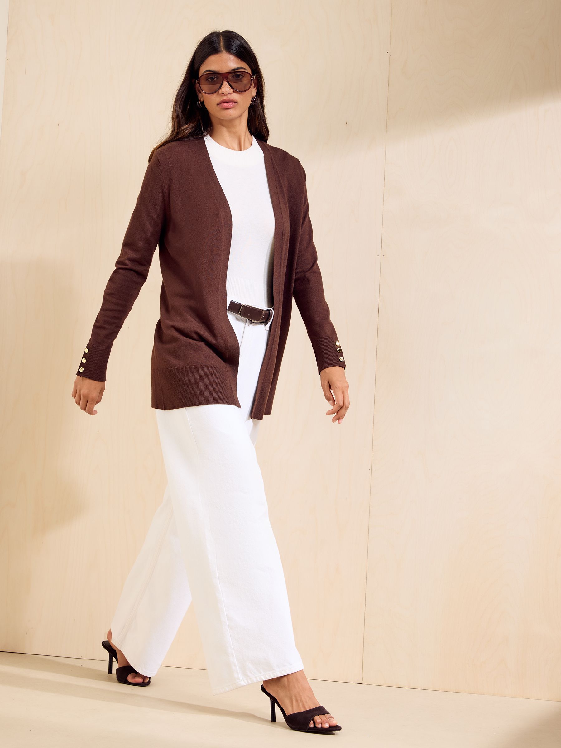 Comprar Espresso Brown - Cardigan Friends Like These Longline from