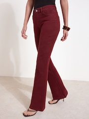 Friends Like These Red Bootcut Denim Jeans - Image 3 of 5