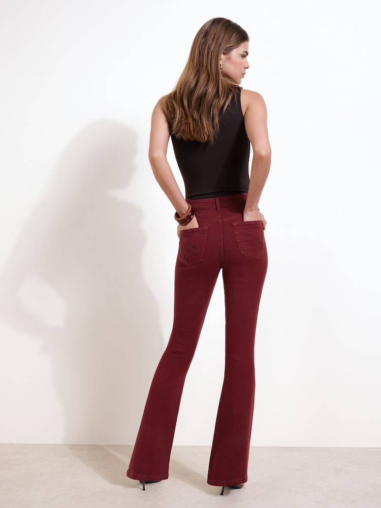 Friends Like These Red Bootcut Denim Jeans - Image 5 of 5