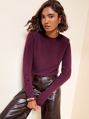 Friends Like These Red Shoulder Pad Knit Jumper - Image 3 of 6